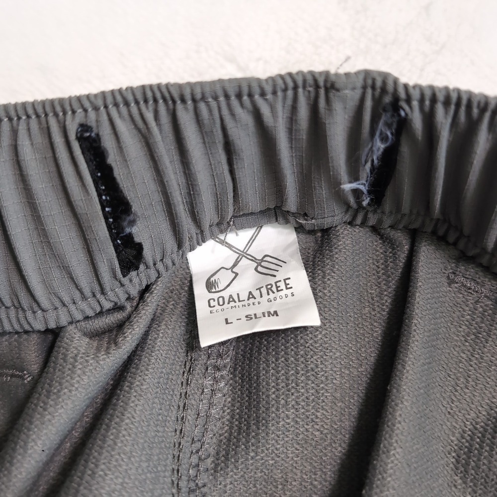Coalatree Trailhead Adventure Pants Mens L Slim Gray Hiking Outdoor Technical - Picture 5 of 8